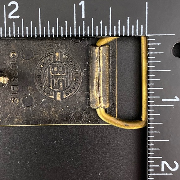 Vintage Falk Belt Buckle 2” Small - Picture 5 of 5